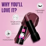 ⁦Elle 18 Lipstick Winter Berry (Matte)⁩ - الصورة ⁦6⁩