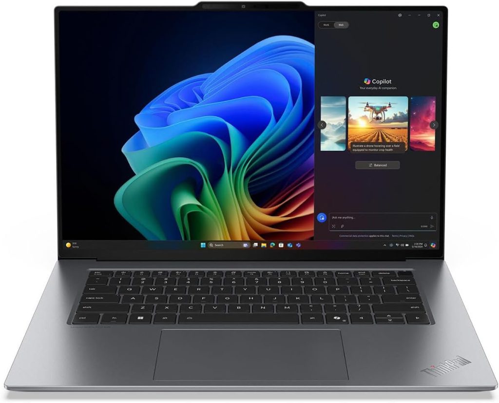 Lenovo ThinkPad X9-15 Gen 1 21Q60026US 15.3" Copilot+ PC Notebook - 2.8K - Intel Core Ultra 5 226V - Intel Evo Platform - 16 GB - 512 GB SSD - English Keyboard - Black, Arctic Gray