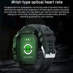 ⁦DMG TECH 1.85" Smart Watches for Men with Bluetooth Call (Answer/Make Call),New Fitness Tracker, IP68 Waterproof Military Smart Watches with Heart Rate, Blood Oxygen and Sleep Monitor (Black)⁩ - الصورة ⁦9⁩