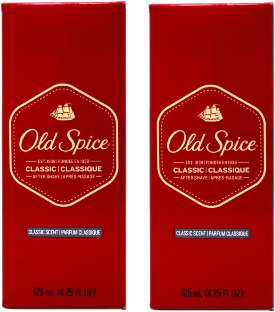 Old Spice Classic After Shave 4.25 Ounce (125ml) (2 Pack)