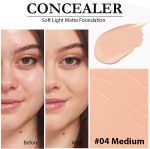 ⁦SWIUKPHE Concealer Serum, 2Pcs Full-Coverage Concealer Liquid Foundation, Complexion Under Concealer and Serum, Eye Concealer Foundation Kit, Eye Ring Corrector for Dark Circles and Puffiness⁩ - الصورة ⁦2⁩