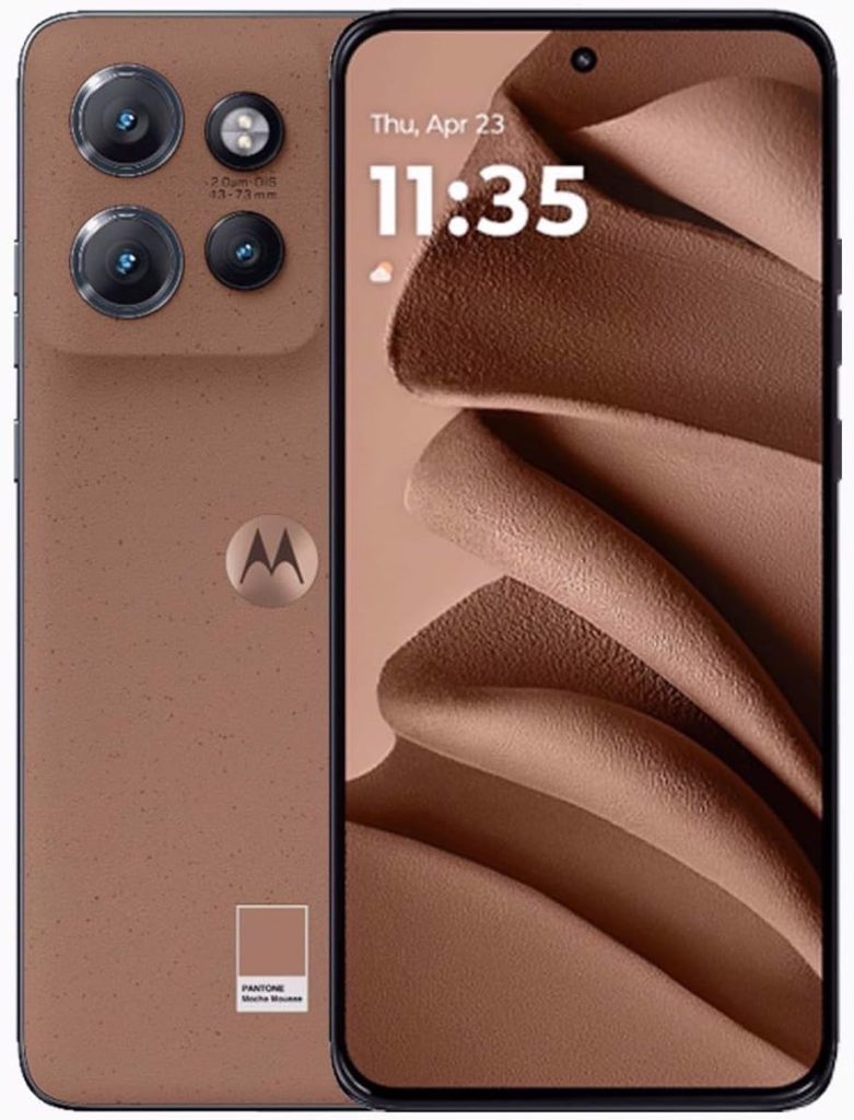 Motorola Edge 50 Neo Dual-SIM 256GB ROM + 8GB RAM (GSM Only | No CDMA) Factory Unlocked 5G Smartphone (Pantone Mocha Mousse) - International Version
