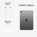 ⁦Apple 2024 iPad mini (Wi-Fi, 256GB) - Space Grey (7th generation)⁩ - الصورة ⁦6⁩