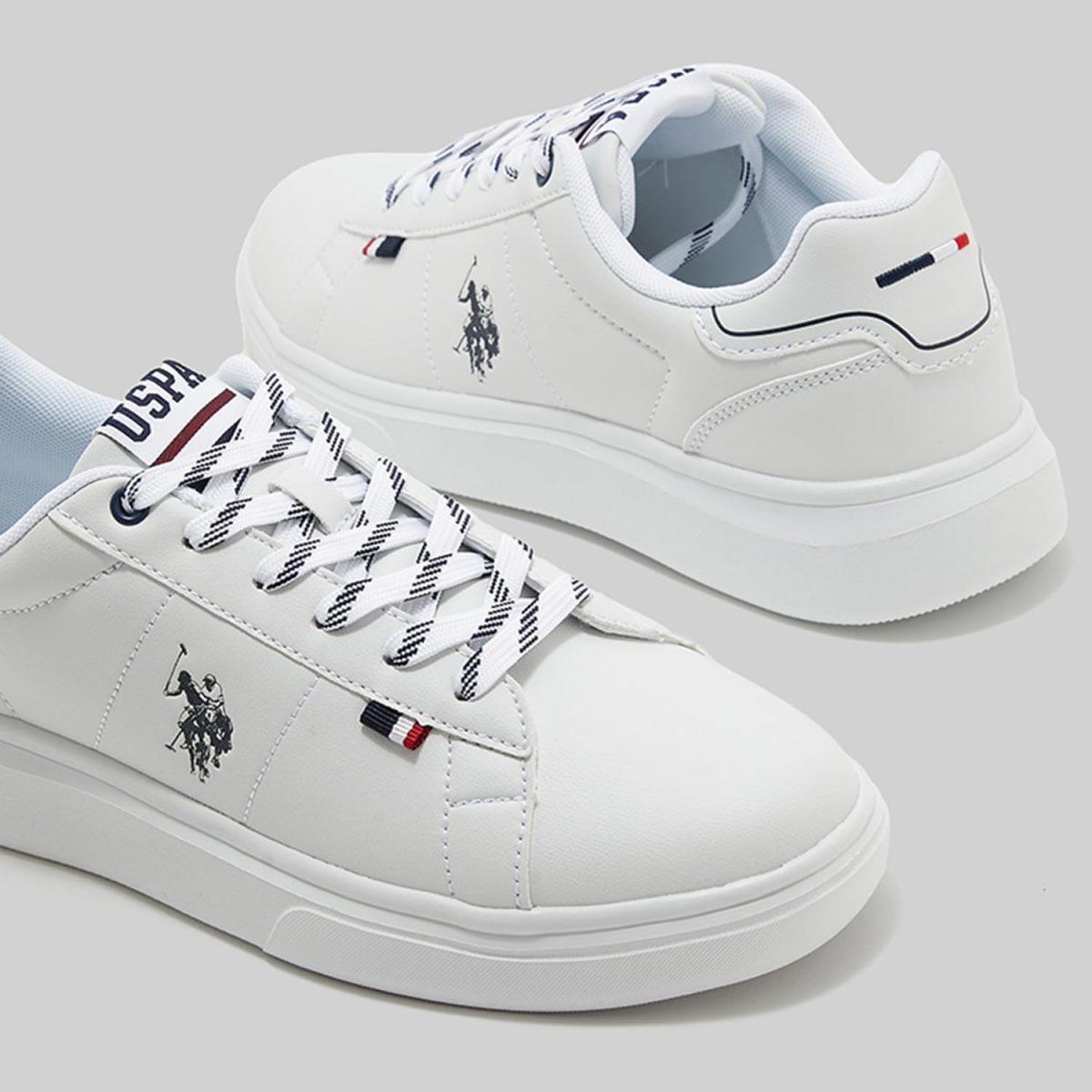 ⁦U.S. POLO ASSN Men's 4M Ares Glb 4Fx Low Top Sneakers⁩ - الصورة ⁦4⁩