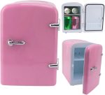 ⁦fannay 4L Mini Fridge, 36W DC12V Portable Cooler and Warmer with AC DC Adapters, Multifunctional Travel Small Refrigerator for Food, Drinks, Skin Care, Beauty, Breast Milk ()⁩ - الصورة ⁦4⁩