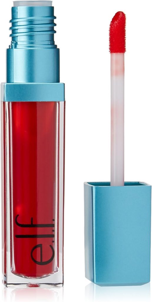 e.l.f. e. l. f. Limited Edition Aqua Beauty Radiant Gel Lip Stain- 57042 Red Orange Wash