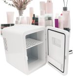 ⁦LJCM 6L Car Refrigerator, 45W 220V White Portable Refrigerator Space Saving Compact Structure for Home (UK Plug)⁩ - الصورة ⁦5⁩