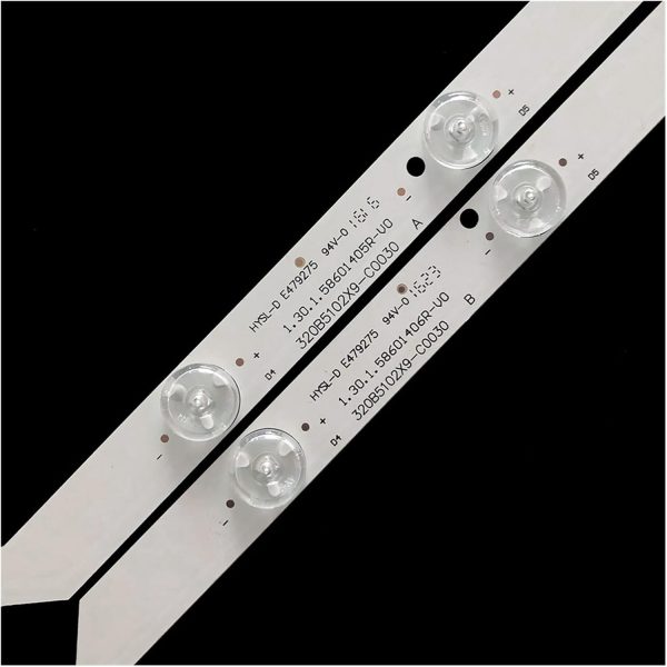 SHYHHTS 3V 1W 586mm TV LED Backlight Strip for Phi/li.co 32inch PH32B51DSGW 4Pcs/Set TV Led Backlight PH32B51DSG PH32B51DS PH32B51D PH32B5