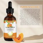 ⁦ALIVER UEPETU Hair Grow Oil 60ml, Pumpkin Seed Oil Serum for Hair Growth , Carrier Oil for Face Nails Body Skin, Ideal for Aromatherapy and Massage Base Oil⁩ - الصورة ⁦3⁩