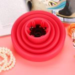 ⁦Cozy Hairdryer with Diffuser for Curly Hair Professional Universal Hair Diffuser, New Silicone Folding Hairdryer Hair Blower Diffuser Cover Styling Hairdressing Tool, For Curly Hair and Natural Hair⁩ - الصورة ⁦5⁩