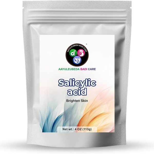Aayuleubeda Badi Care ABC| Salicylic Acid Powder 113g (4 oz) Pure & Natural Vegan GMO Free