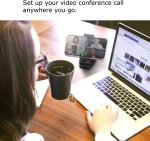 ⁦Universal Airplane Phone Stand Holder, Maproti Travel Essentials Phone Mount for Desk with 360 Degree Rotation, Handsfree Travel Must Haves Phone Clip, Flexible Accessories for Flying⁩ - الصورة ⁦5⁩