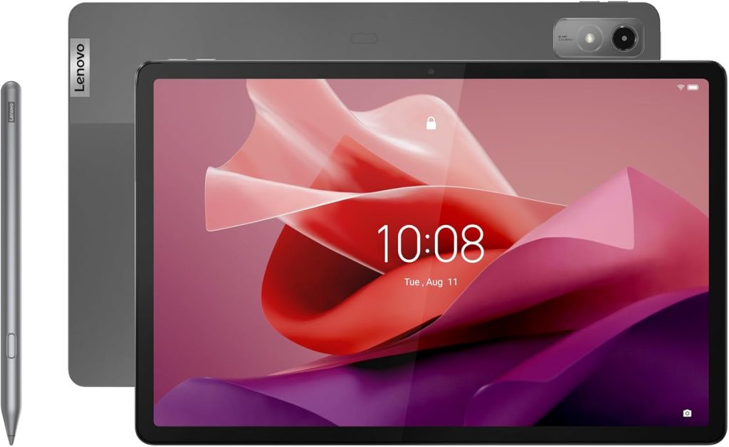 Lenovo Tab P12 - Expansive Touchscreen Tablet - 12.7" 3K Display - 13MP Camera - 8GB Memory - 128GB UFS Storage - Android 13 - Dolby Atmos - Quad JBL Speakers - Pen Included