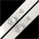 ⁦SHYHHTS 2pcs/set 527mm 6V Led Tv Backlight Bar for Can/t.v 32inch 32HR332M05A1 V3 HR-3650-04145 C32KD210 C32KD110⁩ - الصورة ⁦2⁩