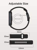 ⁦4 Pcs Silicone Strap Compatible with Xiaomi Redmi Watch 5 Active/5 Lite Women's Straps, Replacement Strap for Redmi Watch 5 Active/5 Lite⁩ - الصورة ⁦3⁩