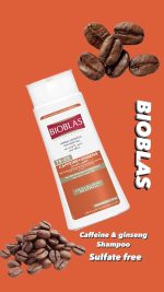 ⁦Bioblas Herbal Shampoo for Hairfall, Caffeine + Ginseng for Hair with Weakened and Weak Roots, 400ml⁩ - الصورة ⁦5⁩