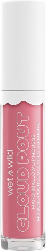 ⁦wet n wild Markwins, Cloud Pout Marshmallow Lip Mousse, Matte Liquid Lipstick, Non-Drying and Long-Lasting Formula, with Argan Oil, Avocado Oil and Vitamin E, Pour Some Suga On Me⁩ - الصورة ⁦3⁩