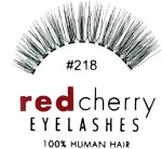 ⁦Red Cherry False Eyelashes, 218 Black⁩ - الصورة ⁦3⁩