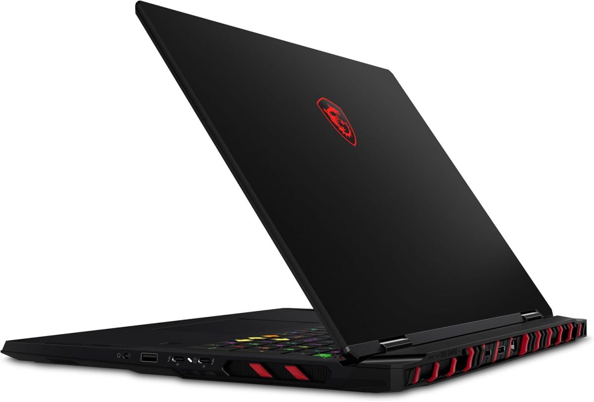 ⁦MSI Raider 18 HX AI A2XWJG-445CA 18" QHD+ 240Hz Gaming Laptop, Intel Core U9-285HX, RTX 5090, 64GB (32GB*2) DDR5 6400MHz Memory, 2TB Gen 5x4 NVMe PCIe SSD, Windows 11 Home⁩ - الصورة ⁦3⁩