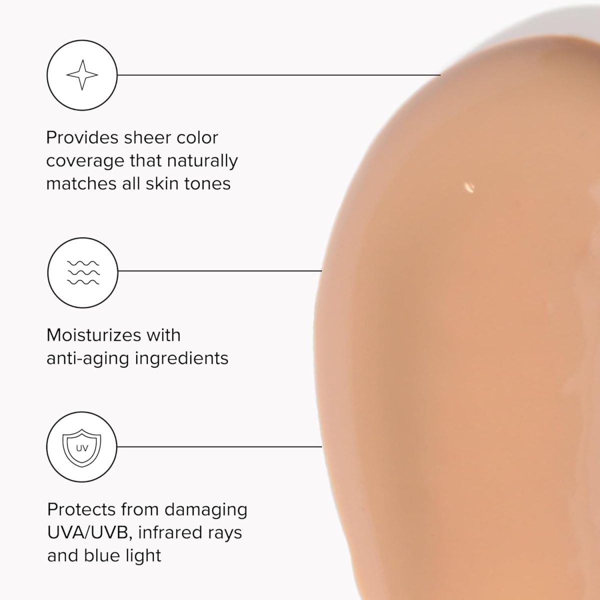 ⁦DRMTLGY Anti-Aging Tinted Moisturizer with SPF 46. - 1.8oz⁩ - الصورة ⁦2⁩