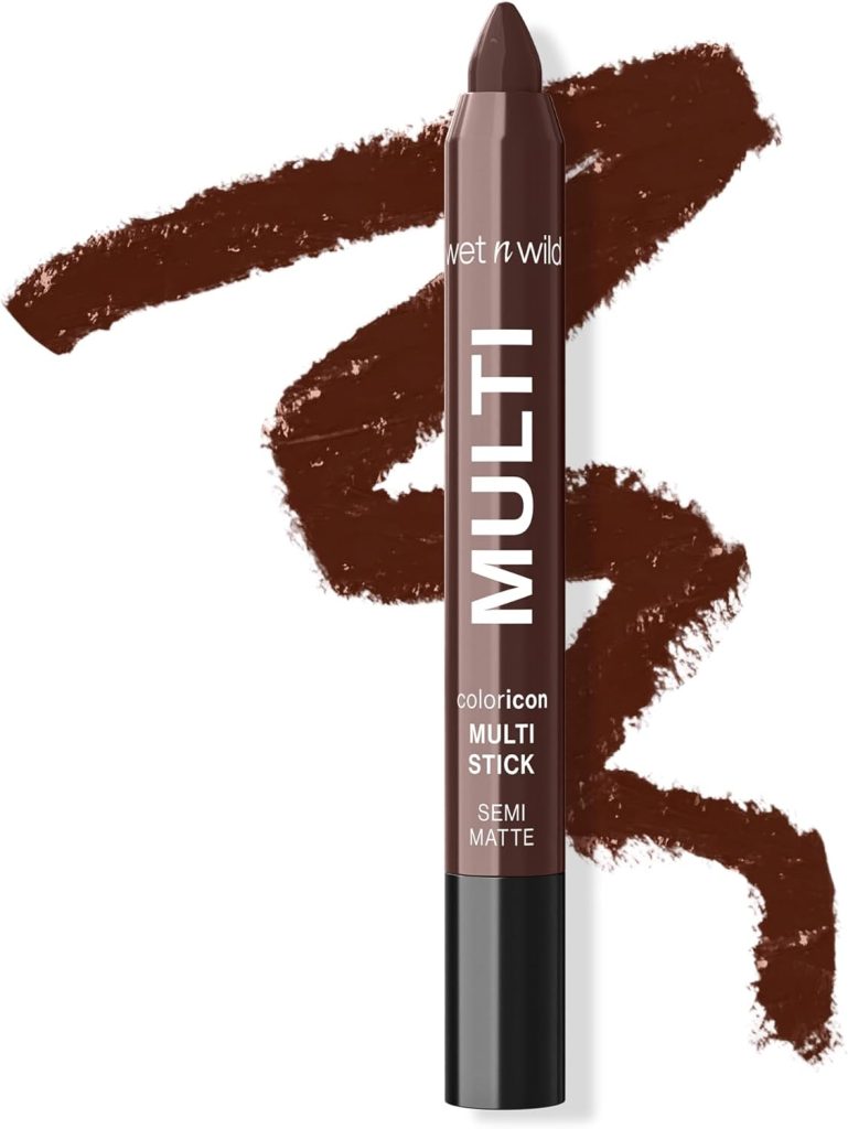 wet n wild Color Icon Cream Eyeshadow Multi-Stick, Moisturizing, Nourishing Velvety Cream-to-Powder Buildable & Blendable Formula, Cruelty-Free & Vegan - Dark Brown Cheat Day