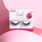 ⁦KISS Lash Couture LuXtensions Collection False Eyelashes, Flat Lash Technology, Super Slim Lash Band, Real Lash Extension Fibers, Reusable, Contact Lens Friendly Strip Lashes, Style 'Classic', 1 Pair⁩ - الصورة ⁦7⁩