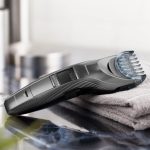 ⁦Panasonic Performance Hair Clippers with 2 Attachments and Adjustable Length Settings, Corded or Cordless Trimmer for Hair and Beard - ER-GC63-H (Silver)⁩ - الصورة ⁦13⁩