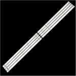 ⁦SHYHHTS 4pcs 855mm 3V Backlight Tv Led for Ch.ang/Hong 42inch LED43D7200 LED43U60 43D7200 LU43V809A GD43D2000 LB43006 LED43C6500⁩ - الصورة ⁦2⁩