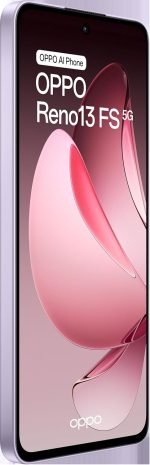 ⁦Oppo Reno13 FS Dual-SIM 512GB ROM + 12GB RAM (GSM Only | No CDMA) Factory Unlocked 5G Smartphone (Plume Purple) - International Version⁩ - الصورة ⁦2⁩