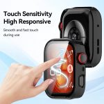 ⁦T Tersely Case and Screen Protector for Huawei Watch Fit 4 Pro, All-around Anti Scratch Shockproof Protective Hard PC Full Cover Tempered Glass Compatible with Huawei Watch Fit 4 Pro (Black)⁩ - الصورة ⁦5⁩