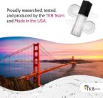 ⁦TKB Trading, LLC - TKB Color Changing Versagel Lip Gloss Foundation | Clear to Pink | Vegan, Cruelty Free, Long Lasting | Do It Yourself⁩ - الصورة ⁦4⁩