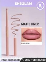 ⁦SHEGLAM VELVET MATTE LIP LINER-NEUTRAL CREAMY MATTE LIP LINER PENCIL HIGH PIGMENTED (NEUTRAL)⁩ - الصورة ⁦2⁩