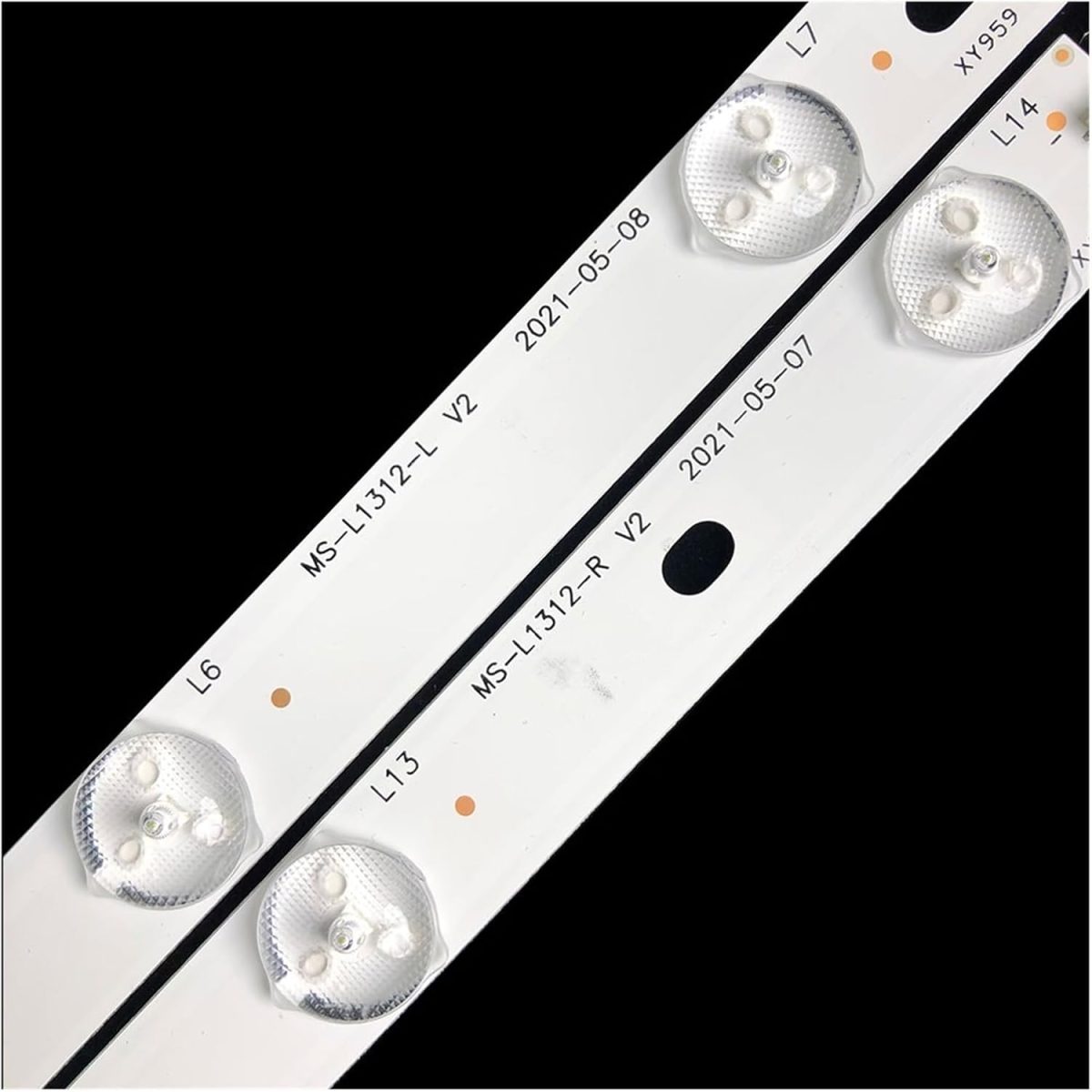 ⁦SHYHHTS 6V2W Tv Led Backlight Bar for MS-L1312 55inch 4Pairs/Set Tv Repair SN055LDU851-2H 55LDUCV6488-Y-2H CX550DLEDM LE5566⁩ - الصورة ⁦4⁩