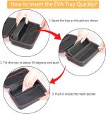 ⁦RLSOCO Case for Braun Beard Trimmer Series 3/5/9/7 - BT3222,BT3410,BT3440,BT3941,BT5440,BT9441,BT7240,BT7040,BT9420,BT7350 & All-In-One Trimmer MGK3410,MGK3440,MGK5245,MGK7490,MGK7221,MGK7331,MGK7420⁩ - الصورة ⁦4⁩