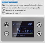 ⁦HGJDKSJ Portable Fridge, Insulin Refrigerated Box with Battery, Car, Travel, Home Mini Medicine Refrigerator and Insulin Cooler, Suitable for Insulin, Interferon, Eye Drops Storage,2batteries⁩ - الصورة ⁦6⁩