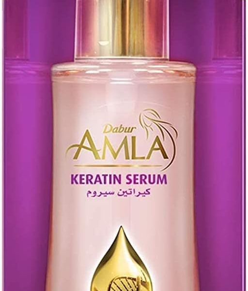 Dabur Amla Smooth & Shine Keratin Serum 50ml | Anti Frizz, Repair Treatment, Heat Protectant | For Shine & Gloss
