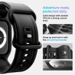 ⁦Spigen Vault Pro designed for Apple Watch Series 10 (46mm) Case with Band Protective TPU Cover with Strap - Matte Black⁩ - الصورة ⁦6⁩
