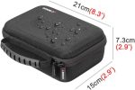⁦RLSOCO Case for Braun Beard Trimmer Series 3/5/9/7 - BT3222,BT3410,BT3440,BT3941,BT5440,BT9441,BT7240,BT7040,BT9420,BT7350 & All-In-One Trimmer MGK3410,MGK3440,MGK5245,MGK7490,MGK7221,MGK7331,MGK7420⁩ - الصورة ⁦3⁩
