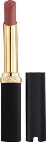 L'Oreal Paris Colour Riche Intense Volume Matte Lipstick, Lip Color Infused with Hyaluronic Acid for up to 16hr All Day Comfort, Le Wood Nonchalant, 0.06 Oz