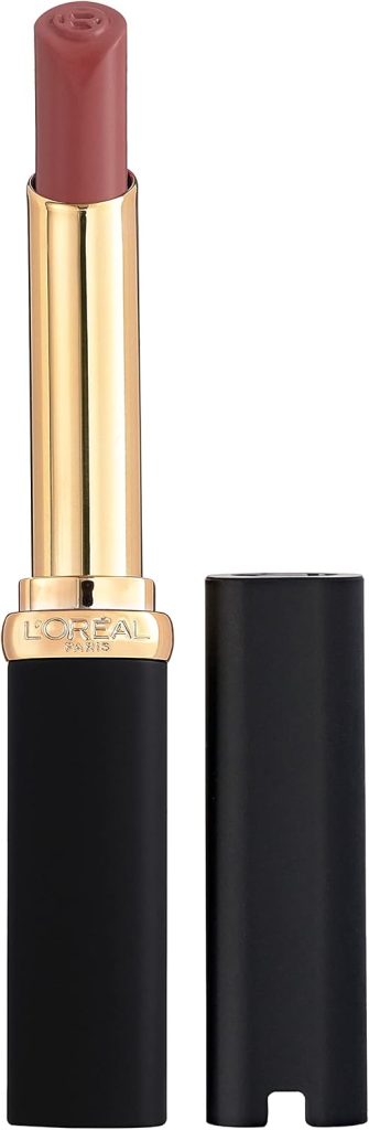 L'Oreal Paris Colour Riche Intense Volume Matte Lipstick, Lip Color Infused with Hyaluronic Acid for up to 16hr All Day Comfort, Le Wood Nonchalant, 0.06 Oz