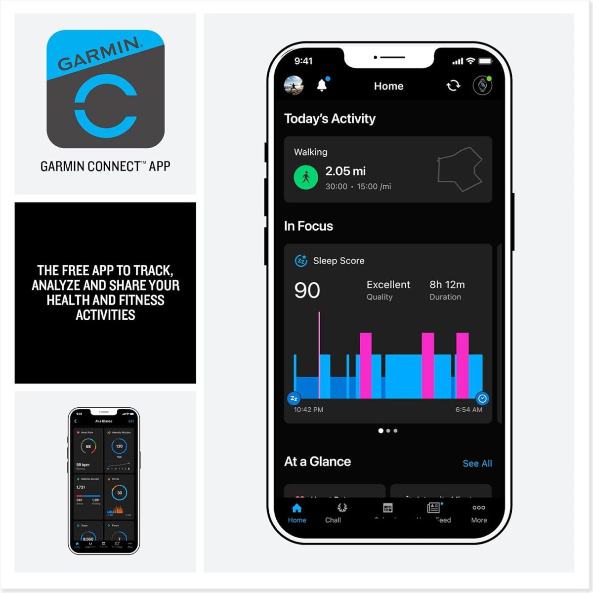⁦GARMIN LILY 2 ACTIVE LUNAR GOLD WITH BONE SILICONE BAND⁩ - الصورة ⁦5⁩
