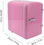 ⁦fannay 4L Mini Fridge, 36W DC12V Portable Cooler and Warmer with AC DC Adapters, Multifunctional Travel Small Refrigerator for Food, Drinks, Skin Care, Beauty, Breast Milk ()⁩ - الصورة ⁦7⁩