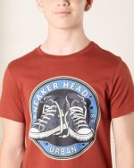 ⁦REDTAG Senior Boys Graphic T-Shirt⁩ - الصورة ⁦4⁩