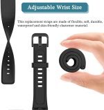 ⁦4Pcs Silicone Strap for Huawei Band 8 Replacement Belt Watchband for Huawei Band 8 WristBand Bracelet⁩ - الصورة ⁦2⁩
