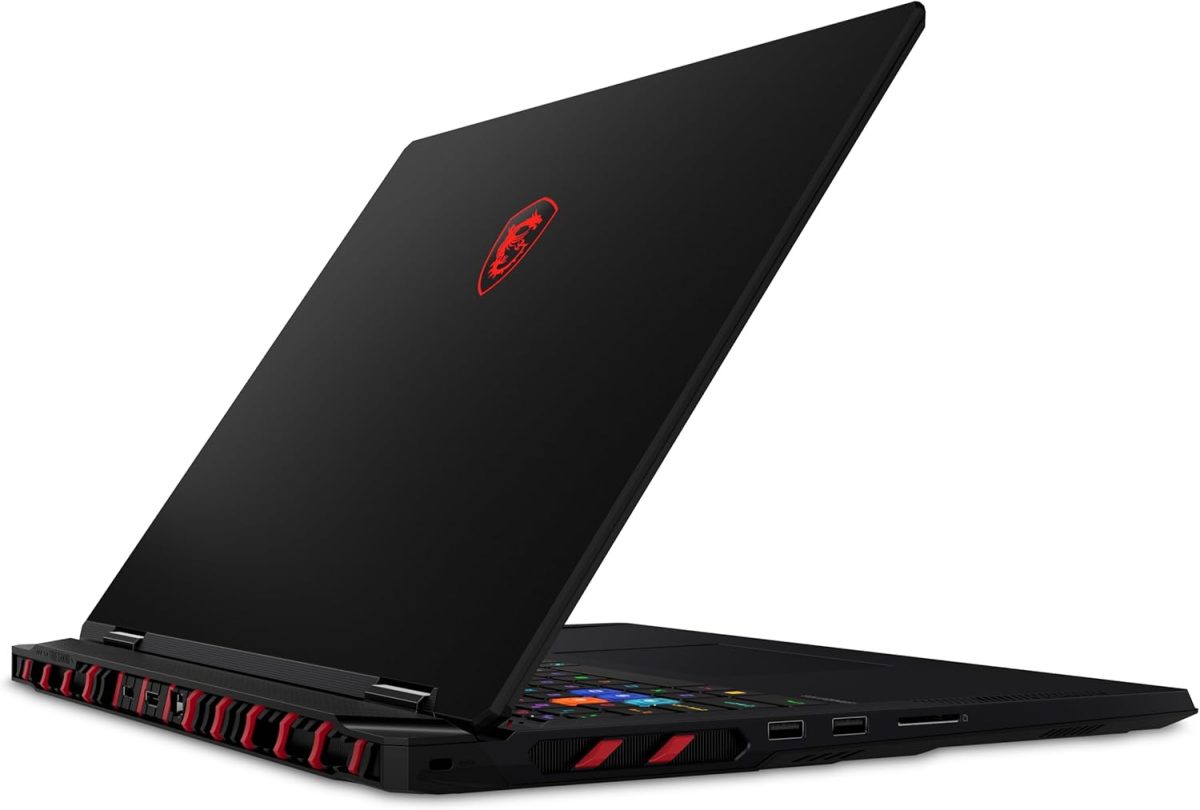 ⁦MSI Raider 18 HX AI A2XWJG-445CA 18" QHD+ 240Hz Gaming Laptop, Intel Core U9-285HX, RTX 5090, 64GB (32GB*2) DDR5 6400MHz Memory, 2TB Gen 5x4 NVMe PCIe SSD, Windows 11 Home⁩ - الصورة ⁦5⁩