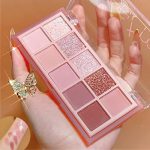 Xspring 10-Color Eyeshadow Palette, Matte & Shimmer Blendable Makeup, Waterproof Longwear Pigmented Shadows - Perfect for Travel