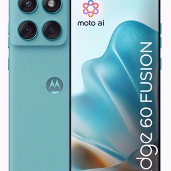 Motorola Edge 60 Fusion DUAL-SIM 256GB ROM + 12GB RAM (GSM only | No CDMA) Factory Unlocked 5G SmartPhone (Pantone Amazonite) - International Version