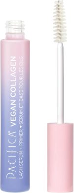 Pacifica Beauty Vegan Collagen Lash Serum and Clear Mascara Primer, Makeup, Conditioning Vitamin E and Vitamin B, Fluffy Lashes, Lash Primer, Cruelty Free, Silicone Free, Clean Makeup,0.24 oz(1 Count)