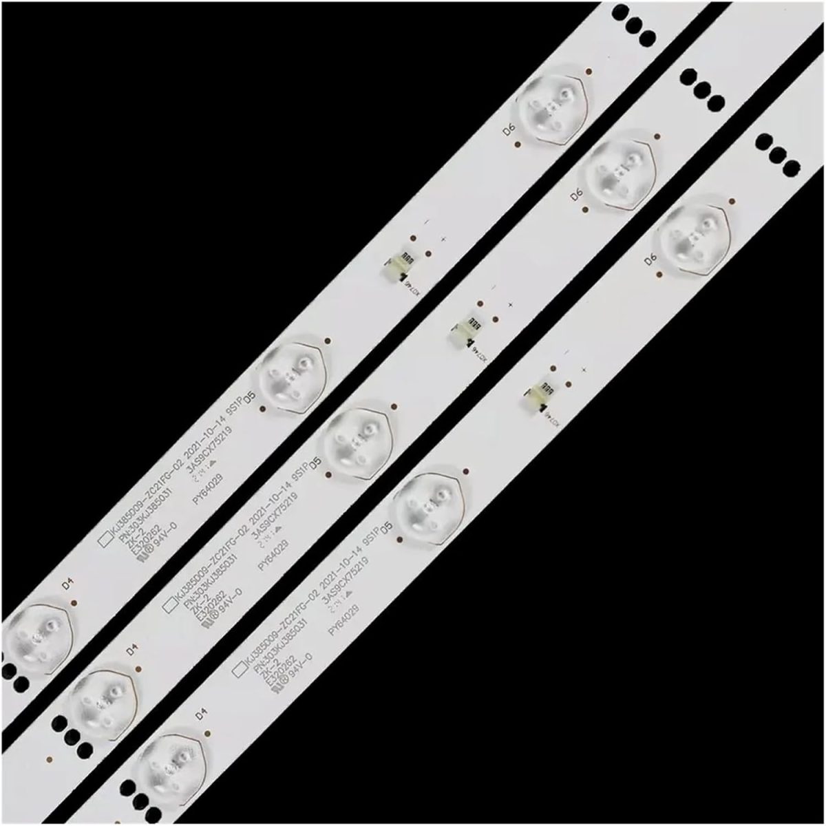 ⁦3pcs/set 750mm Led Backlight Strips For TV 39inch KJ385D09-ZC21FG-02 9S1P 303KJ385031 LC390TU1A⁩ - الصورة ⁦2⁩