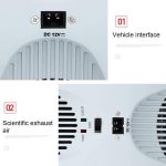 ⁦EIOZIEEY Beverage refrigerator 8L Mini Fridge Portable Cooling& Warming Refrigerators Freezer Insulation Box Dual Use For Car Home Office Outdoor Picnic Travel(Car use)⁩ - الصورة ⁦5⁩